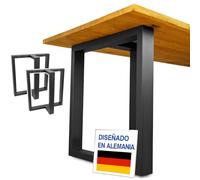 NEXT LEVEL - Patas para Mesas | 65x74x30cm, Perfil 80x40mm, Metálicas, para Madera y Cristal, Compatible con Anchos de 70, 80, 90 y 100cm | Ideal para Escritorio y Comedor - PM-017