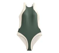 NEXT Mujeres Bañador de Cuello Alto con Escote Halter y Efecto Vientre Plano