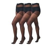 NEXT Mujeres Pack de 3 medias transparentes brillantes de 20 deniers