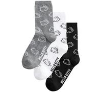 Next Mujeres Pack de 3 pares de calcetines tobilleros Hello Kitty one size
