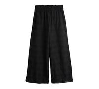 NEXT Mujeres Pantalones de Pernera Ancha con Bordado Black Palm Tree 36