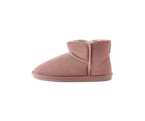 NEXT Mujeres Pantuflas Estilo Botas de Ante con Forro de Pelo sintético Mink Pink 38