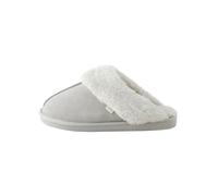 Next Mujeres Pantuflas tipo chinelas con pelo sintético Gris L