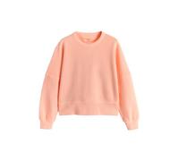 NEXT Mujeres Sudadera de Cuello Redondo con Efecto Lavado Fluro Orange L