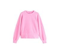 NEXT Mujeres Sudadera de Cuello Redondo con Efecto Lavado Fluro Pink XS