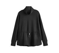 NEXT Mujeres Sudadera Deportiva con Cuello desbocado Negro XXL