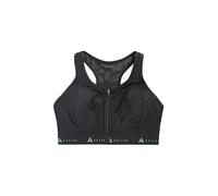 NEXT Mujeres Sujetador Deportivo de Muy Alto Impacto con Cremallera Frontal y diseño de Secado rápido DD+ Negro 85 E