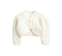 NEXT Niñas Cárdigan Estilo Bolero de Material Mullido Ecru White 4 Años-5 Años
