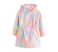 NEXT Niñas Chaqueta impermeable con estampado Pink Marble 11 Años