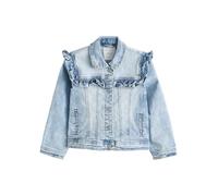 NEXT Niñas Chaqueta Vaquera con Volantes Azul Medio 6 Años-7 Años