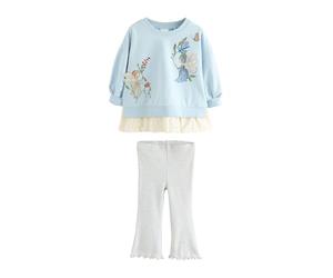 NEXT Niñas Conjunto de camiseta de manga larga y leggings Blue Fairy 2 Años-3 Años