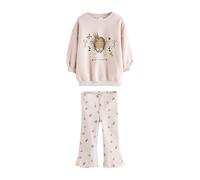 NEXT Niñas Conjunto de sudadera y leggings acampanados Light Pink Fairy 2 Años-3 Años