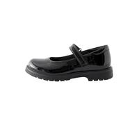 NEXT Niñas Merceditas Escolares de Cuero con Suela Gruesa Black Patent 38
