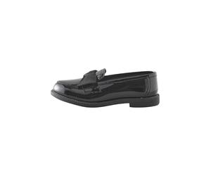NEXT Niñas Mocasines Escolares con Lazos Black Patent 30.5