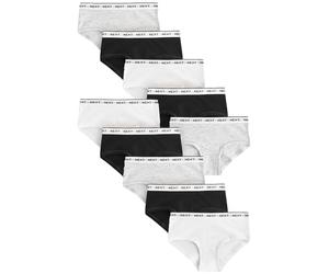 NEXT Niñas Pack de 10 Pares de Braguitas Hipster Negro/Blanco/Gris 13 Años-14 Años