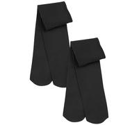 NEXT Niñas Pack de 2 medias escolares de 100 deniers Negro 11 Años-12 Años