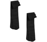 NEXT Niñas Pack de 2 medias escolares de corte estándar largas de 80 denieres Negro 13 Años-14 Años