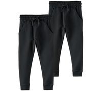 NEXT Niñas Pack de 2 Pantalones de chándal de Corte Pitillo Negro 3 Años
