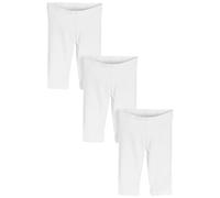 NEXT Niñas Pack de 3 Leggings Capri Blanco 6 Años