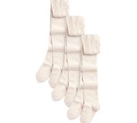 NEXT Niñas Pack de 3 pares de medias escolares con alto contenido de algodón Avena 9 Años-10 Años