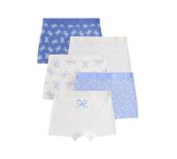 NEXT Niñas Pack de 5 Braguitas Tipo Culotte Azul 2 Años-3 Años