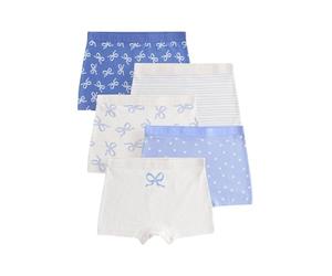 NEXT Niñas Pack de 5 Braguitas Tipo Culotte Azul 5 Años-6 Años