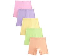 NEXT Niñas Pack de 5 Braguitas Tipo Culotte con Pernera Larga Stampy Multi Pastel 13 Años-14 Años