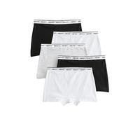 NEXT Niñas Pack de 5 Braguitas Tipo Culotte Negro/Gris/Blanco 7 Años-8 Años