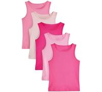NEXT Niñas Pack de 5 Camisetas sin Mangas Bright Pink 9 Años-10 Años