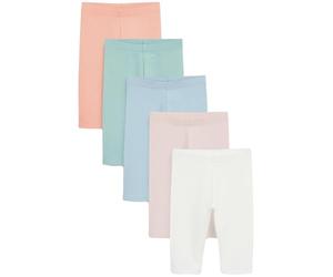 NEXT Niñas Pack de 5 Leggings Cortos Rosa/Azul 14 Años