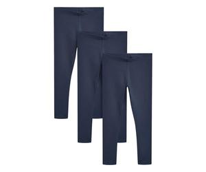 NEXT Niñas Pack de Tres Leggings Azul Marino 4 Años