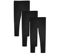 NEXT Niñas Pack de Tres Leggings Negro 5 Años