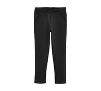 NEXT Niñas Pantalones Escolares sin Cierres con Alto Contenido de algodón elástico Negro 116