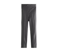 Next Niñas Pantalones Escolares sin Cierres con Parte Delantera Lisa Gris 9 Años