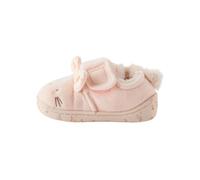 NEXT Niñas Pantuflas con Suela de Goma y Forro calentito Neutral Cream Bunny 21.5