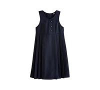 NEXT Niñas Pichi Escolar asimétrico con Botones en la Parte Delantera Azul Marino 8 Años