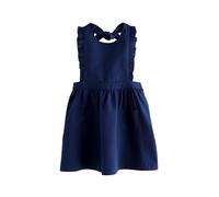 NEXT Niñas Pichi Escolar con Detalle de Volantes Azul Brillante 10 Años