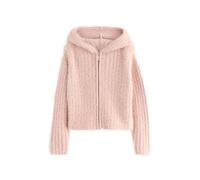 NEXT Niñas Sudadera mullida con Capucha y Cremallera Rosa 6 Años