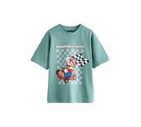 NEXT Niños Camiseta con diseño de Videojuego Mario Azul Medio 5 Años