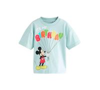 NEXT Niños Camiseta de Manga Corta de Mickey Mouse Azul 12 Meses-18 Meses