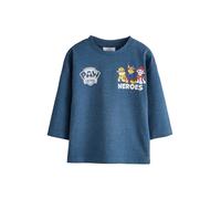 NEXT Niños Camiseta de Manga Larga de la Patrulla Canina Navy Marl 4 Años-5 Años