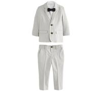 NEXT Niños Conjunto de americana, camisa, pantalones y pajarita Neutro 18 Meses-24 Meses