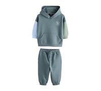 NEXT Niños Conjunto de sudadera con capucha y pantalón de chándal Azul 18 Meses-2 Años