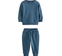 Next Niños Conjunto de sudadera y pantalones de chándal con logotipo Azul claro 6 Años
