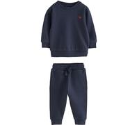 NEXT Niños Conjunto de sudadera y pantalones de chándal con logotipo Azul Marino 18 Meses-24 Meses