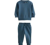 NEXT Niños Conjunto de sudadera y pantalones de chándal lisos Azul claro 6 Años