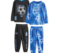 NEXT Niños Futbol Pack de 2 Pijamas de Manga Larga