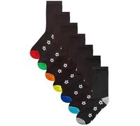 NEXT Niños Futbol Pack de 7 pares de calcetines acolchados con alto contenido en algodón