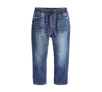 NEXT Niños Jeans elásticos de Corte Holgado y Cintura elástica Azul índigo 6 Años