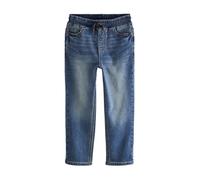 NEXT Niños Jeans elásticos de Corte Holgado y Cintura elástica Azul Mid Vintage 8 Años